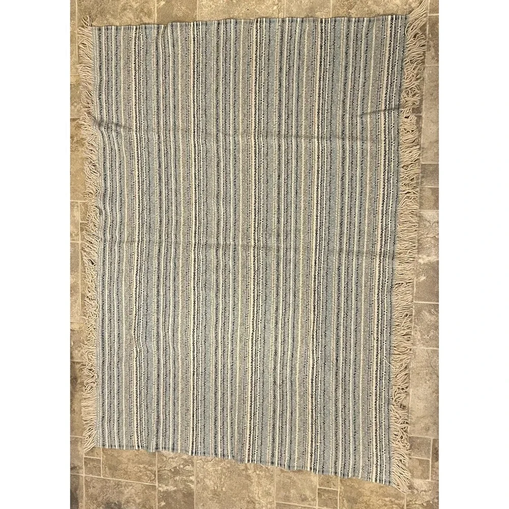 Pendleton 100% Wool Blanket‎ Striped 61X47 Inches